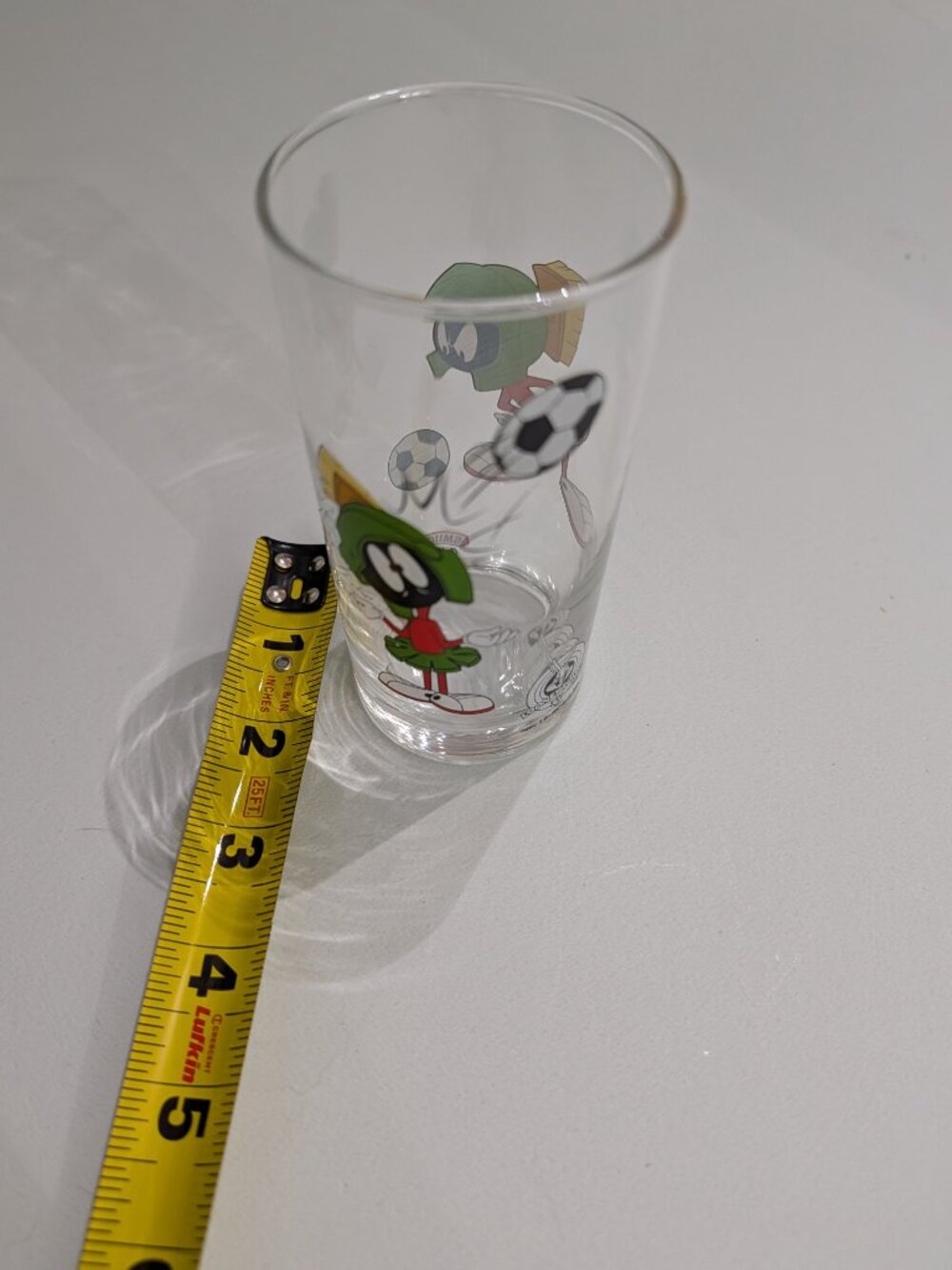 Vintage Smucker's Marvin the Martian Collectable Glass - Looney Tunes - Soccer - Picture 9 of 11